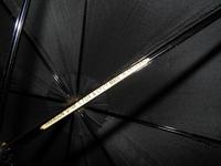 Antique 18 Carat Gold Plate Black Cotton Canopy Umbrella W/Whangee Bamboo Handle (6 of 12) Antique 18 Carat Gold Plate Black Cotton Canopy Umbrella W/Whangee Bamboo Handle (6 of 12)