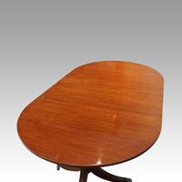 Regency Style Twin Pillar Dining Table (6 of 9) Regency Style Twin Pillar Dining Table (6 of 9)
