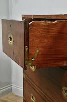 Antique Mahogany Campaign Military Chest Of Drawers (2 of 8) Antique Mahogany Campaign Military Chest Of Drawers (2 of 8)