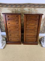Pair of Mahogany Wellington Chests (7 of 7) Pair of Mahogany Wellington Chests (7 of 7)