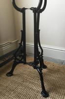 Cast Iron and Marble Victorian Garden Table (2 of 2) Cast Iron and Marble Victorian Garden Table (2 of 2)