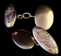 Antique 9ct Rose Gold Cufflinks, Sunflower (9 of 9) Antique 9ct Rose Gold Cufflinks, Sunflower (9 of 9)