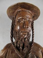Decorative & Rare Complete Carved Walnut Sculpture of Hieronymus with the Lion (7 of 12) Decorative & Rare Complete Carved Walnut Sculpture of Hieronymus with the Lion (7 of 12)