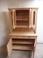 Lovely Art Deco 4 Door Antique Pine Glazed Kitchen Dresser To Paint/Wax (3 of 9) Lovely Art Deco 4 Door Antique Pine Glazed Kitchen Dresser To Paint/Wax (3 of 9)