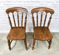 Pair of Windsor Spindleback Kitchen Chairs (3 of 5) Pair of Windsor Spindleback Kitchen Chairs (3 of 5)