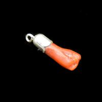 Antique Coral Silver Hand Figa Pendant Charm (2 of 8) Antique Coral Silver Hand Figa Pendant Charm (2 of 8)