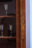 Victorian inlaid walnut pier cabinet on turned supports and original glass framed door (2 of 13) Victorian inlaid walnut pier cabinet on turned supports and original glass framed door (2 of 13)