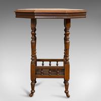 Antique Lamp Table, English, Walnut, Octagonal, Side, Games, Edwardian c.1910 (10 of 10) Antique Lamp Table, English, Walnut, Octagonal, Side, Games, Edwardian c.1910 (10 of 10)