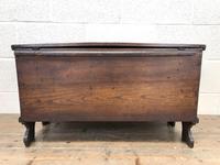Small 18th Century Antique Elm Six Plank Coffer Chest (11 of 11) Small 18th Century Antique Elm Six Plank Coffer Chest (11 of 11)