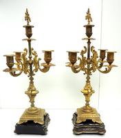 Superb Antique French Ormolu Mantel Candelabra Clock Set Embossed Decoration Finial 8 Day Striking (5 of 15) Superb Antique French Ormolu Mantel Candelabra Clock Set Embossed Decoration Finial 8 Day Striking (5 of 15)