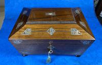 William IV Rosewood Jewellery Box with Inlays (7 of 12) William IV Rosewood Jewellery Box with Inlays (7 of 12)