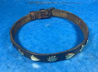 Victorian Brass Mounted Hide Dog Collar (7 of 10) Victorian Brass Mounted Hide Dog Collar (7 of 10)