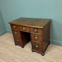 Small Mahogany Victorian Antique Pedestal Desk (7 of 7) Small Mahogany Victorian Antique Pedestal Desk (7 of 7)
