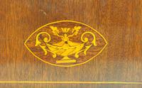 Impressive Solid Mahogany Arched Top Cased Timepiece Clock with Satinwood Inlaid Decoration (3 of 10) Impressive Solid Mahogany Arched Top Cased Timepiece Clock with Satinwood Inlaid Decoration (3 of 10)