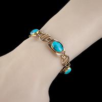 Antique Victorian Art Nouveau Turquoise Matrix Bracelet 9ct Gold Murrle Bennett Circa 1900 (7 of 7) Antique Victorian Art Nouveau Turquoise Matrix Bracelet 9ct Gold Murrle Bennett Circa 1900 (7 of 7)