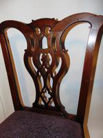 Set 4 georgian mahogany dining chairs (4 of 8) Set 4 georgian mahogany dining chairs (4 of 8)