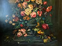 Dutch 18thc Manner RARE Huge Pair Vintage Fruit Floral Still Life Oil Paintings (17 of 23) Dutch 18thc Manner RARE Huge Pair Vintage Fruit Floral Still Life Oil Paintings (17 of 23)