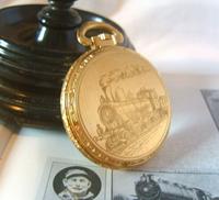 Vintage Pocket Watch 1970s Railroad 12ct Gold Plated West Germany Nos (5 of 11) Vintage Pocket Watch 1970s Railroad 12ct Gold Plated West Germany Nos (5 of 11)