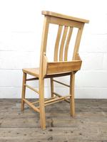 Set of Four Vintage Beech Chapel Chairs (15 of 16) Set of Four Vintage Beech Chapel Chairs (15 of 16)