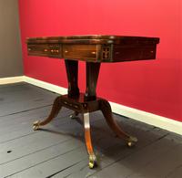 Exceptional Regency Period Rosewood Inlaid Fold-over Occasional Card Games Table (11 of 14) Exceptional Regency Period Rosewood Inlaid Fold-over Occasional Card Games Table (11 of 14)