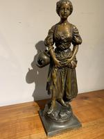Spelter Figure of a Water Carrier (2 of 6) Spelter Figure of a Water Carrier (2 of 6)