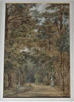 Mary Smirke - Girls on a Woodland Path, Watercolour, Framed (2 of 8) Mary Smirke - Girls on a Woodland Path, Watercolour, Framed (2 of 8)