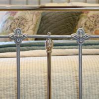 Antique Bed with Nickel Plating (6 of 9) Antique Bed with Nickel Plating (6 of 9)