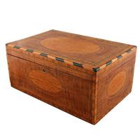Mahogany & Satinwood Deed Box (3 of 8) Mahogany & Satinwood Deed Box (3 of 8)