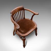 Antique Captain's Chair, English, Mahogany, Armchair, Seat, Edwardian c.1910 (5 of 12) Antique Captain's Chair, English, Mahogany, Armchair, Seat, Edwardian c.1910 (5 of 12)