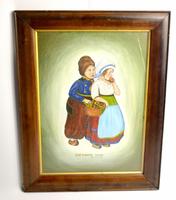 Early 20th Century Dutch Comical oil on canvas by H Rowbotham (4 of 12) Early 20th Century Dutch Comical oil on canvas by H Rowbotham (4 of 12)
