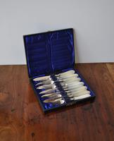 Set of 12 Silver Fruit / Cheese Knives & Forks (4 of 5) Set of 12 Silver Fruit / Cheese Knives & Forks (4 of 5)