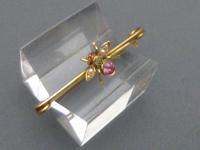 Edwardian 9ct Gold, Pink Tourmaline, Peridot and Pearl Brooch (2 of 5) Edwardian 9ct Gold, Pink Tourmaline, Peridot and Pearl Brooch (2 of 5)
