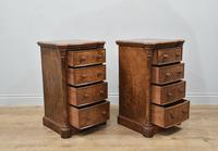 Pair of Walnut Bedside Chests of Drawers attributed to Gillows (4 of 7) Pair of Walnut Bedside Chests of Drawers attributed to Gillows (4 of 7)