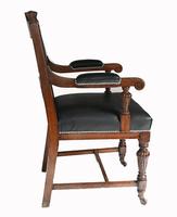 Set of 8 Farmhouse Dining Chairs English Oak Rustic (6 of 9) Set of 8 Farmhouse Dining Chairs English Oak Rustic (6 of 9)