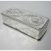 Victorian Chester Silver Box Decorated with Cherubs (3 of 5) Victorian Chester Silver Box Decorated with Cherubs (3 of 5)