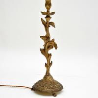 Antique Gilt Metal Table Lamp (7 of 8) Antique Gilt Metal Table Lamp (7 of 8)