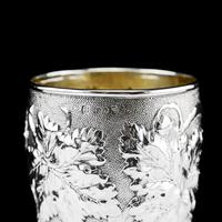 Antique Victorian Solid Silver Beaker / Cup with Superb Naturalistic Grapevine Design - Barnard 1871 (5 of 16) Antique Victorian Solid Silver Beaker / Cup with Superb Naturalistic Grapevine Design - Barnard 1871 (5 of 16)