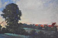 Landscape At Daybreak, Oil Painting by Sylvie Plessy (4 of 6) Landscape At Daybreak, Oil Painting by Sylvie Plessy (4 of 6)