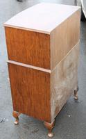 1960s Small Mahogany Bow Chest 5 Drawers (3 of 4) 1960s Small Mahogany Bow Chest 5 Drawers (3 of 4)