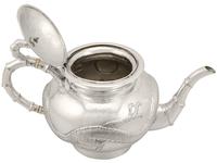 Chinese Export Silver Three Piece Tea Service - Antique Circa 1900 (8 of 15) Chinese Export Silver Three Piece Tea Service - Antique Circa 1900 (8 of 15)