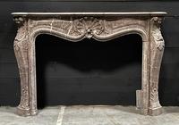 Important French Louis XV Marble Fireplace (13 of 13) Important French Louis XV Marble Fireplace (13 of 13)