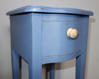 Pair of Small Blue Painted Bedside Tables (2 of 7) Pair of Small Blue Painted Bedside Tables (2 of 7)