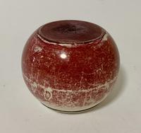 Antique Globular Ceramic Match Strike Holder with Silver Rim (8 of 9) Antique Globular Ceramic Match Strike Holder with Silver Rim (8 of 9)
