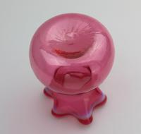 Unusual Arts & Crafts Cranberry & Vaseline Glass Vase 19th Century (6 of 6) Unusual Arts & Crafts Cranberry & Vaseline Glass Vase 19th Century (6 of 6)