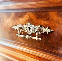 Burr Walnut Chest of Drawers / French Antique Style Commode with Marble (5 of 7) Burr Walnut Chest of Drawers / French Antique Style Commode with Marble (5 of 7)