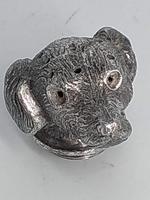 Silver Plate 19thcentury Hound Pounce Pot (9 of 9) Silver Plate 19thcentury Hound Pounce Pot (9 of 9)
