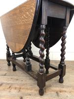 Early 20th Century Antique Oak Gateleg Table (3 of 12) Early 20th Century Antique Oak Gateleg Table (3 of 12)