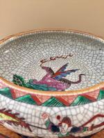 Chinese Crackle-glaze Bowl on Wooden stand, Qing Dynasty (4 of 10) Chinese Crackle-glaze Bowl on Wooden stand, Qing Dynasty (4 of 10)
