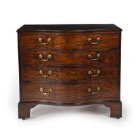 George III Mahogany Serpentine Chest of Drawers of Outstanding Colour & Patination