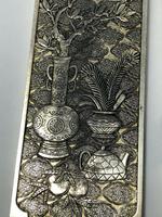 Set of 4 Antique Chinese Silver Zu Yin Hallmarked Scroll Weight Plaques Guangxu (7 of 12) Set of 4 Antique Chinese Silver Zu Yin Hallmarked Scroll Weight Plaques Guangxu (7 of 12)